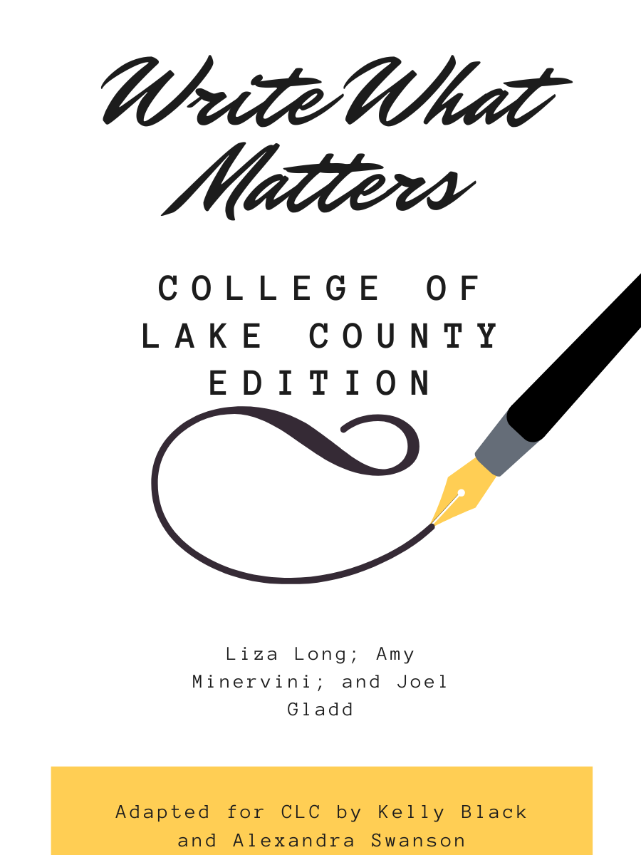Cover image for Write What Matters - CLC Edition