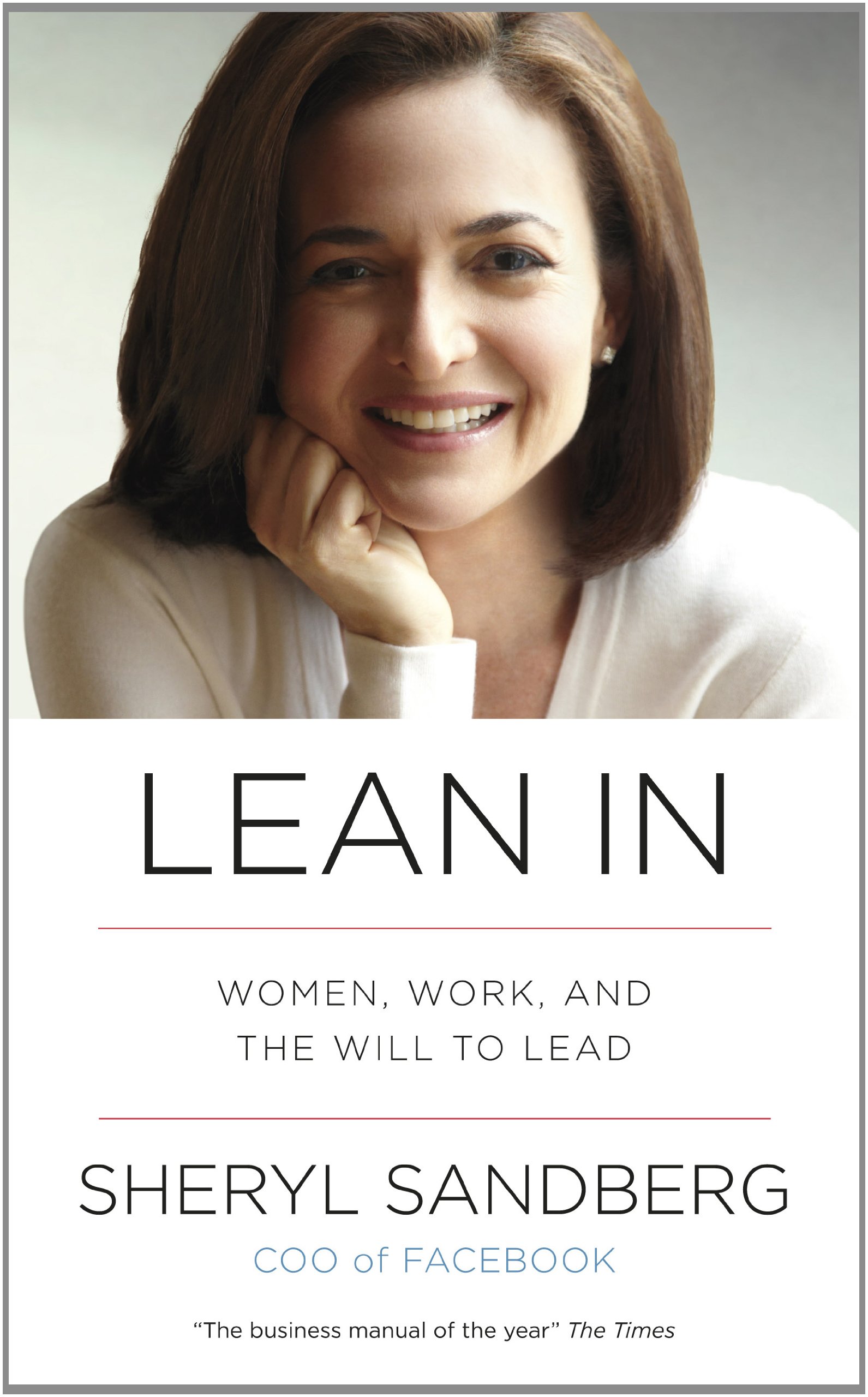 Cover image of Sheryl Sandberg's Book "Lean In"